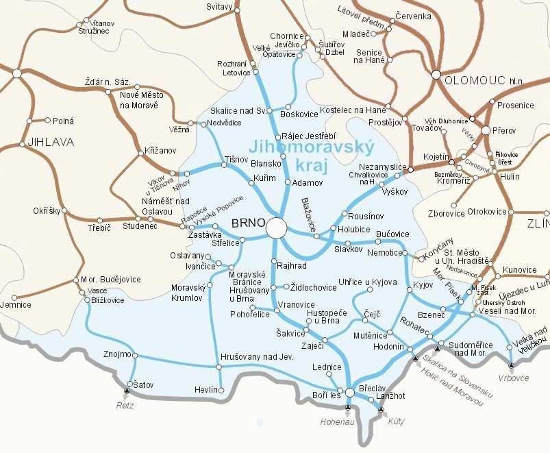 PŘÍLOHA 6 Letovice Tetčice Nesovice Rajhrad Bučovice Moravský Krumlov Hrušovany u Brna