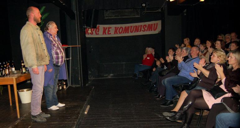 Následovala projekce filmu Babi s emeritní herečkou Divadla Petra Bezruče v hlavní roli.