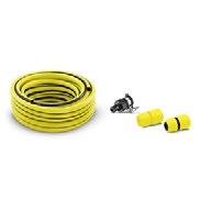Hadice PrimoFlex (3/4"), 10 m, přípojka na vodovodní kohoutek G3/4, 1 x univerzální hadicová spojka s funkcí Aqua Stop.
