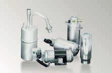 Vodní čerpadla Vodní čerpadlo má zpravidla mechanický pohon, čerpá chladicí kapalinu okruhem a vytváří systémový tlak.