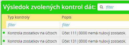 Potom systém skontroluje všetky doklady v týchto číselných radoch, či v každom predpise dokladu sa zhoduje aspoň jeden účet s tým, ktorý je nastavený v číselnom rade.