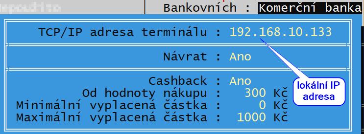 6,65) je nastavení zjednodušené, v programu Trifid provedeme nastavení přes Systémové funkce Konfigurace Lokální