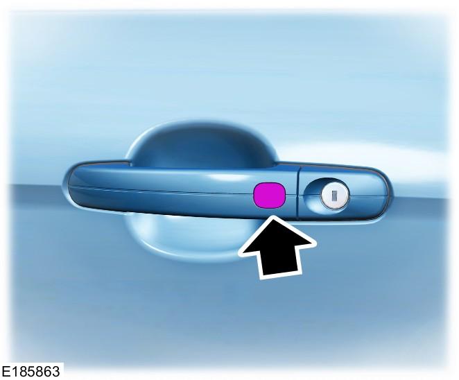Zámky Poznámka: Je-li v detekčním dosahu zadních výklopných dveří druhý platný pasivní klíč, lze zadní výklopné dveře normálně zavřít.