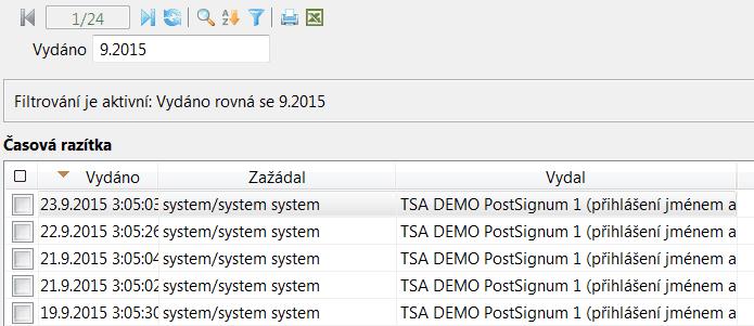 80 KEO4 Podatelna Na seznamu e-mailů je možné použít pravé tlačítko myši - zobrazí se menu s kontextovými nabídkami: Zobrazit zásilku Dodatečně zaevidovat Přeposlat e-mail - možnost zobrazit zásilku,