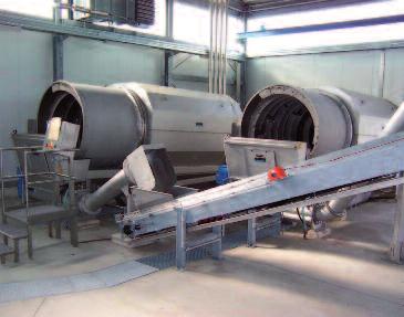 WASTE WATER Solutions Úprava písku Systém příjmu písku z jiných zdrojů RoSF 7 Násypka se zásobníkem pro písek z kanalizace uliční smetky materiál z čištění kanalizace