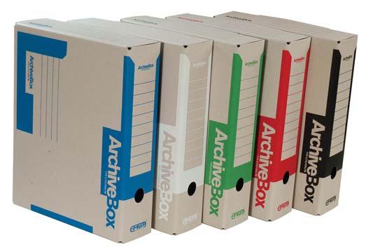 boxy archivní Box archivní A4 Emba papírová krabice z hladké ruční lepenky 1000
