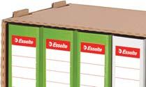 kontejner na boxy pojme 5 ks archivačních boxů 8 cm nebo 4 ks archivačních boxů 10 cm, kontejner na pořadače pojme 5 ks