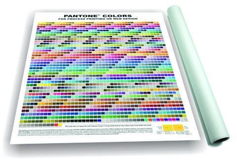 Velkoplošné ź Pantone