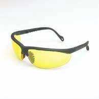 Ochranné brýle s černými poloobroučkami, s ochranou proti