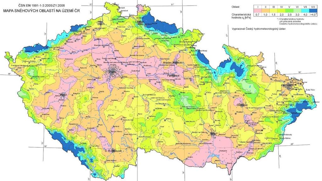 3 2,0 0,2 10 3 h/b Doporučené hodnoty součinitele expozice závisí na různých typech krajiny.