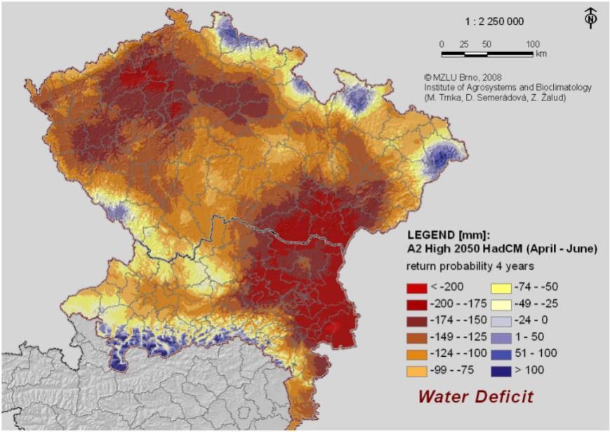 Dopady na agroklimatické