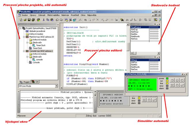 Popis prostředí MICROPEL StudioWin Pracovní plocha je tvořena horní lištou s hlavní nabídkou příkazů (menu), lištou příkazových tlačítek (toolbar), stavovou lištou (statusbar).