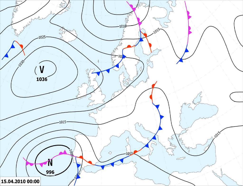 3 Synoptická situácia v