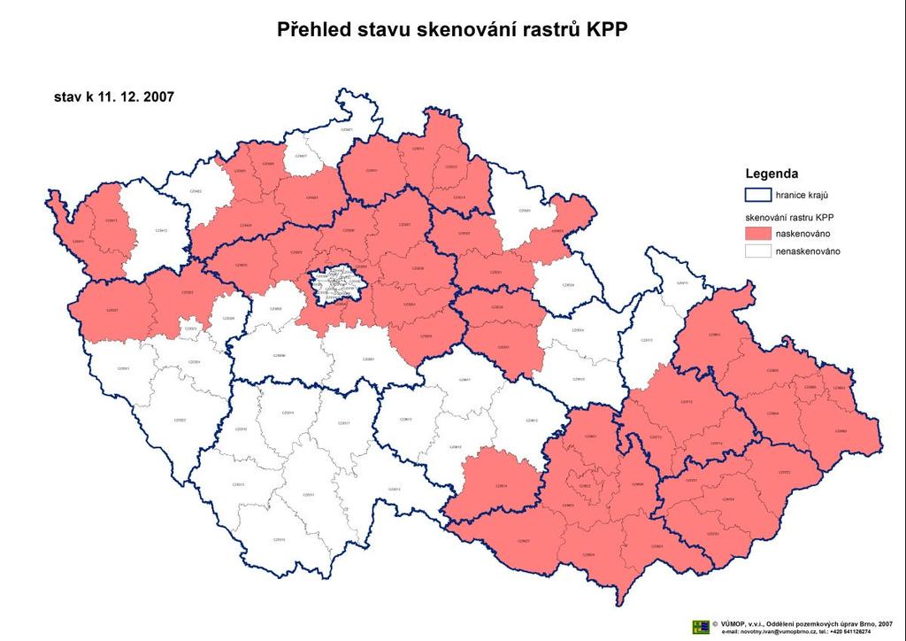 Obr. 1. Přehled stavu skenování rastrů KPP Obr. 2.