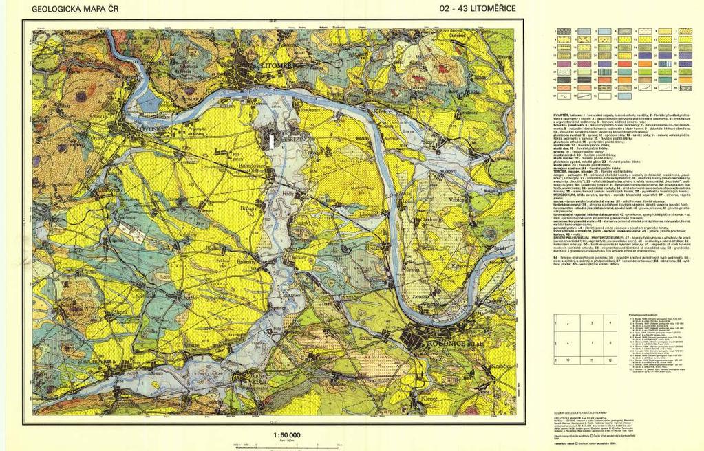 Příklad podkladu pro aktualizaci BPEJ List papírové geologické mapy