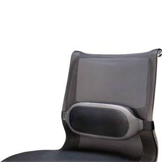 Bederní opěrka zajišťuje podepření páteře pro správné a pohodlné sezení na jakékoliv židli či křeslu. Snižuje napětí svalů a tím pomáhá předcházet problémům s páteří a nepříjemným bolestem zad.