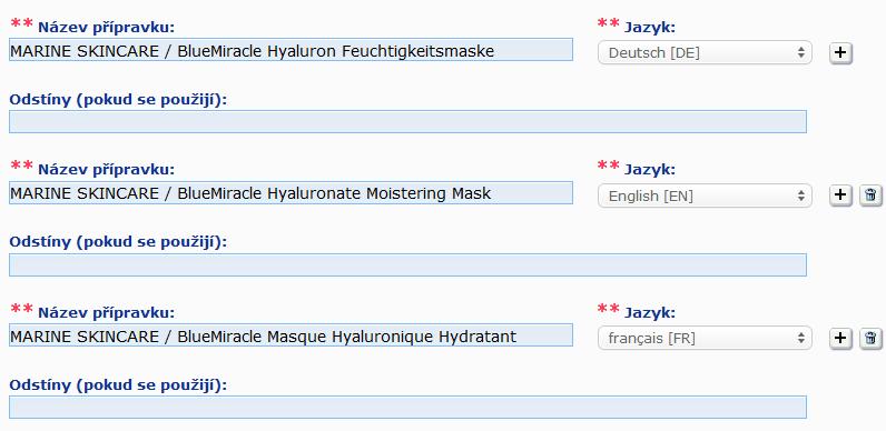 regenerační balzám na rty, Chenal + Hydra Star + intenzivní hydratační a oživující sérum, Yves St Vincent + Opium Bleu + parfémová voda.