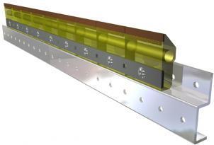 KONSTRUKČNÍ ŘEŠENÍ Tab. 12 Parametry stěrače vnější strany pásu [21] Označení Šířka pásu [mm] Počet segmentů [ks] Stíraná šířka [mm] Hmotnost [kg] 9104 400 4 400 9,4 4.5.