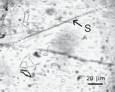 sedimenty štěrky, písky, jíly, 6 zlom. Fig. 3: The simplified geological crossection of the Opava basin. Modified according to Mátl (1980, 1981).