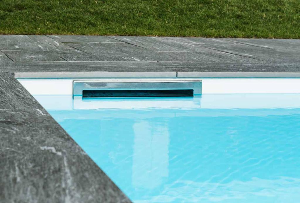 Skimmer Top Level Elegantní řešení skimmerového bazénu se