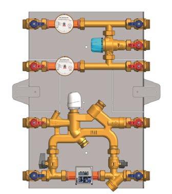 EQUIMETER jsou kompaktní až 3cestné měřicí moduly, které nabízí možnost regulace obtokové trasy s využitím průtokového měřiče tepla, což zjednodušuje hydraulické vyvažování.