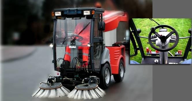 HAKO - Citymaster 1250 C Viacúčelový kompaktný zametací stroj s