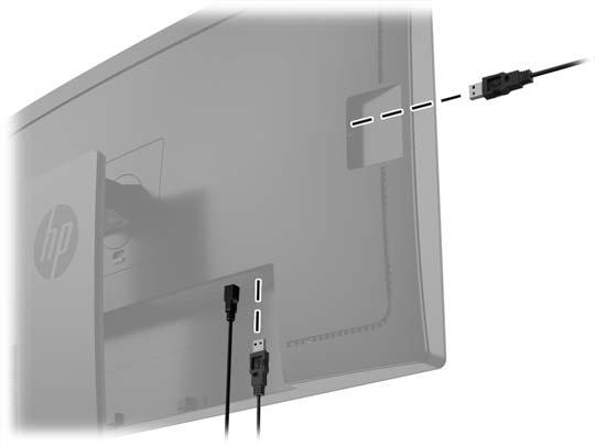 Připojení zařízení USB Porty USB slouží k připojení zařízení, jako je například digitální fotoaparát, klávesnice USB nebo myš USB.