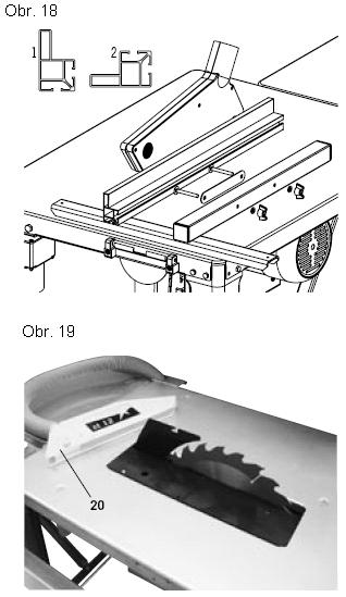 Obr. 19. Výměna kotouče pily.