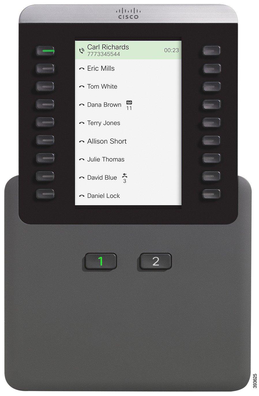 Rozšiřující moduly tlačítek Režim sloupců pro rozšiřující modul tlačítek Cisco IP Phone 8800 Režim sloupců pro rozšiřující modul tlačítek Cisco IP Phone 8800 Pokud používáte Rozšiřující modul