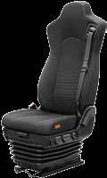 snadné použití upravených ovládacích prvků pneumatické nastavování opěradla ergonomicky lepší poloha područky konstantní řízení teploty sedadla pomocí NTC + + Termostat byl v nové generaci sedaček