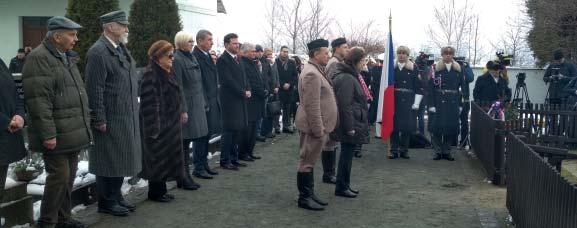 Narození T. G. M. si na místě připomněli i zástupci Českého svazu bojovníků za svobodu, Konfederace politických vězňů České republiky či Masarykova demokratického hnutí a dalších.