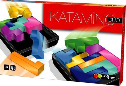 Katamino Duo Vynikající solitérní hra pro dva hráče. Nejzajímavější na ní je, že má různé obtížnosti pro různou věkovou kategorii a to již pro děti od 3 let.
