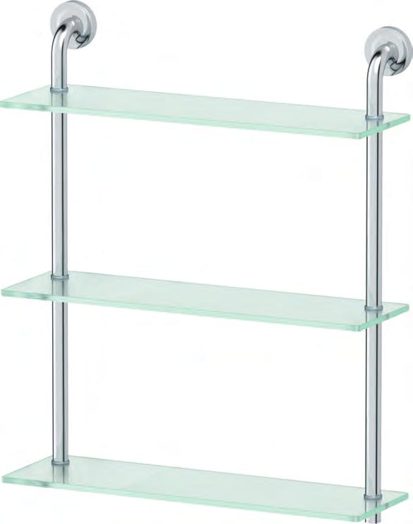 Polička třípatrová 60 cm Полка 3-х ярусная 60 cm 601x621Hx151mm ELE 044 Shelf 3 tier 70 cm Polička třípatrová 70 cm Полка 3-х ярусная 70 cm