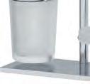 Domino 41 DOM 002 Table holder for soap dish Držák mýdlenky stolní Держатель мыльницы настольный 75x41Hx80mm ELU 006 Soap dish for ELE Mýdlenka pro ELE Мыльница для ELE 125x34Hx90mm DOM 002 Table
