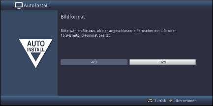 Formát obrazu > Nastavte tlačítky šipek napravo / nalevo formát obrazu připojeného televizního přijímače.