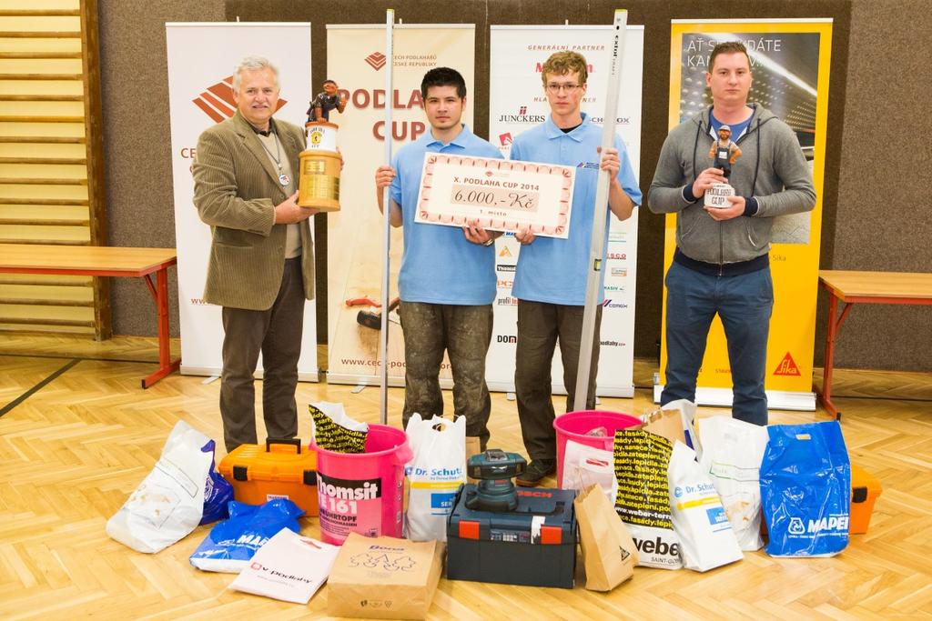 PODLAHA CUP 2014 Jubilejní desátý ročník dovednostní soutěže PODLAHA CUP, kde své síly poměřují mladí podlaháři z celé České republiky, se uskutečnil 13. května v Brně.