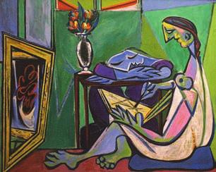 Pablo Picasso: La Muse, 1935 P IJMOUT ÚDùL MÚZ - TO STOJÍ ZA POKUS Mladé krásné Múzy - byly pr v evûdoucí a slova ver Û ãi písní diktovaly umûlcûm tak zblízka, aï vznikla pfiedstava, Ïe jim polibkem