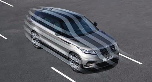 Součástí vývoje vozu Range Rover Velar bylo posouzení celoživotního cyklu a je proto zkonstruován tak, aby byl z 85 procent recyklovatelný/opětovně použitelný a z 95 procent opětovně využitelný po