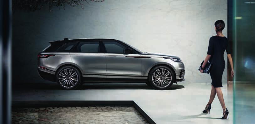 VZDUCHOVÉ ODPRUŽENÍ SE SNÍŽÍ O 50 MM VŠESTRANNOST SKUTEČNÁ FLEXIBILITA 38 Range Rover Velar je dostatečně prostorný pro vše, co je nezbytné.