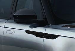KROK 4 VYBERTE SI EXTERIÉR VYBERTE SI RANGE ROVER VELAR R-DYNAMIC S PAKETEM BLACK PACK Paket R-Dynamic Black Pack představuje to nejdokonalejší vylepšení