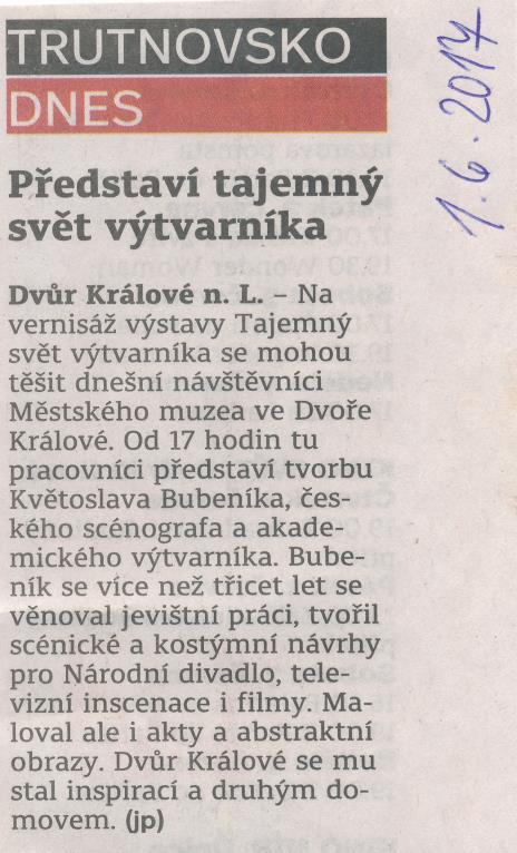 deník 26. 5.