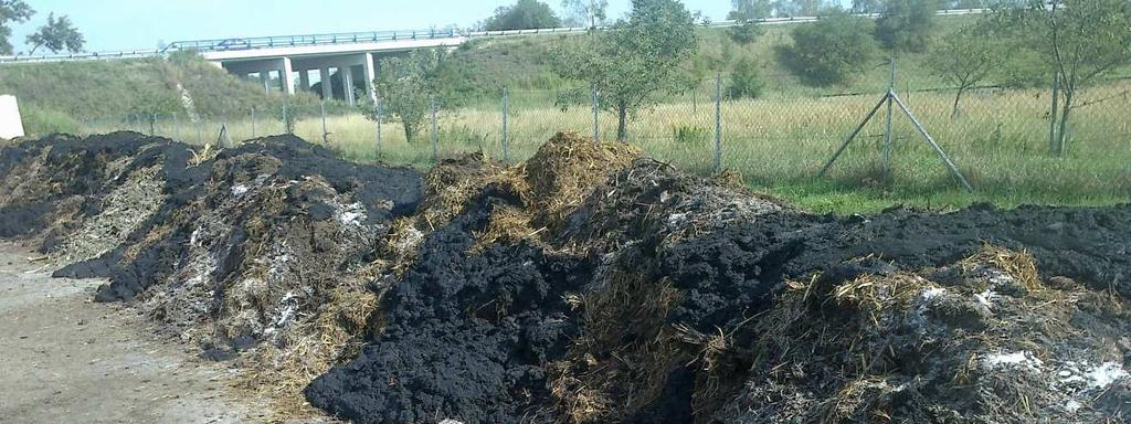 Výroba organického hnojiva z kalů z ČOV s pomocí preparátu ProbioK2 ve spolupráci s agenturou Zera Kompostace KALY + BRO