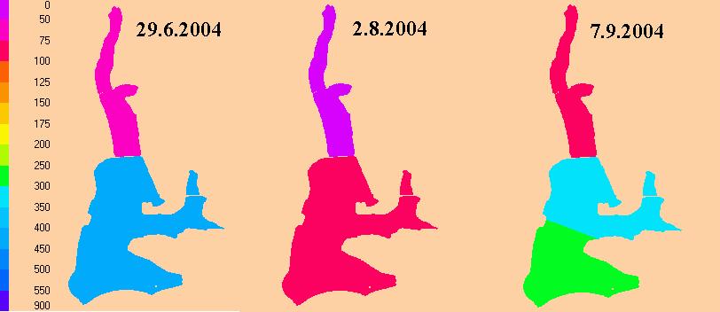 Obr. 8 Vývoj průhlednosti cm) na vodním díle Mšeno v průběhu vegetačního období 24 4.2.4 Závadná jakost Z hlediska jakosti je v poslední době stále více diskutován odběr z vodárenské nádrže Hamry.