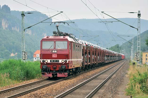 To přineslo nutnost vyřešit problém styku dvou roz - dílných trakčních systémů 3 kv ss v Československu a střídavou jedno - fázovou soustavou 25 kv~50 Hz v Německé demokratické republice.