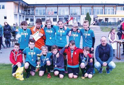 Mladší žactvo (10-12 roků): Pod vedením Ivana Kučery se třemi výhrami a dvěma porážkami skončilo toto družstvo na pěkném 3. místě.