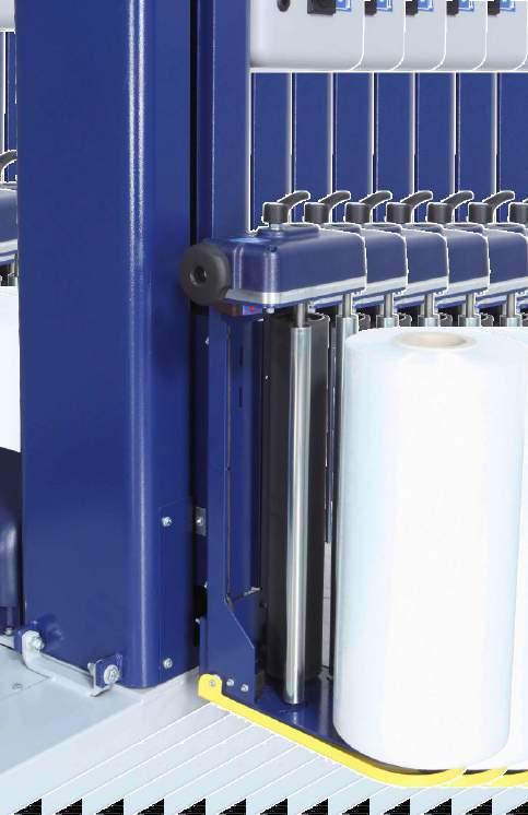 ROBOPAC je nejnovější výkonná řada průmyslových ovinovacích strojů Italské firmy ROBOPAC.