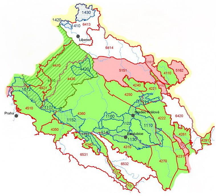Rajonizace 2005 je zpracována s podrobností 1:50 000 technologií GIS ve třech vrstvách: základní vrstvě, která pokrývá celé území ČR, s rajóny v terciérních a křídových pánevních sedimentech