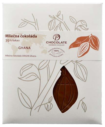 Tabuľkové mliečne čokolády BASIC ORIGIN Formát: 120x145x5mm Hmotnosť: 70g Minimálna trvanlivosť: 12 mesiacov Mliečna čokoláda Origin PAPUA 35% z kakaových bôbov Forastero.