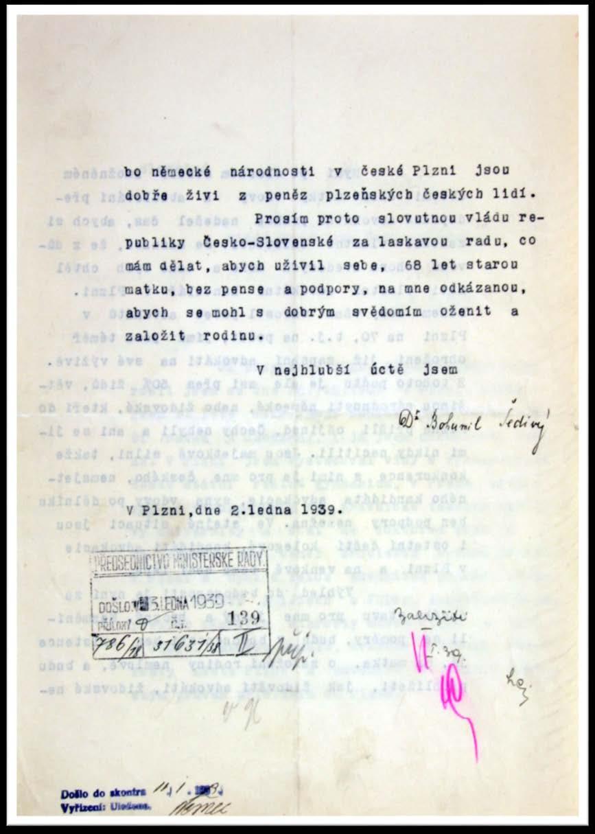 Zdroj: Národní archiv, Předsednictvo