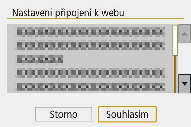 / příslušenství Přenos snímků na webové služby Registrace webových služeb Pomocí telefonu smartphone nebo počítače přidejte své webové služby do fotoaparátu.